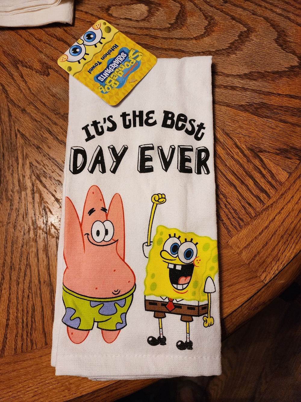 SpongeBob SquarePants "It's The Best Day Ever" Kitchen Towel
